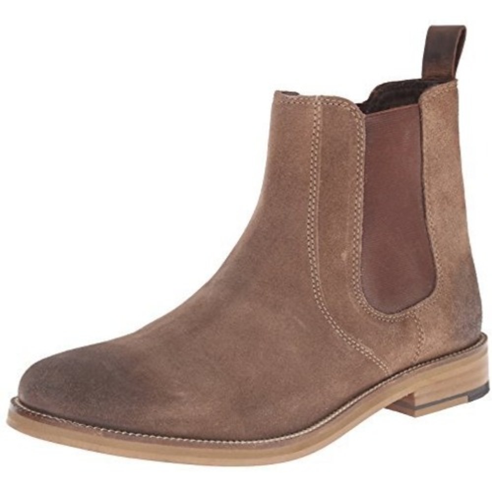 Crevo Denham Mens Brown Suede Chelsea Boots CV1342-216 Size 12